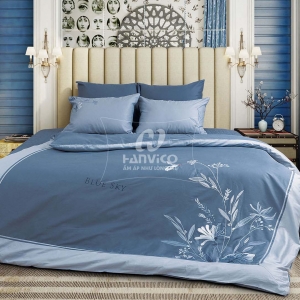 Bộ ga phủ thêu Blue Sky BS 85 - 